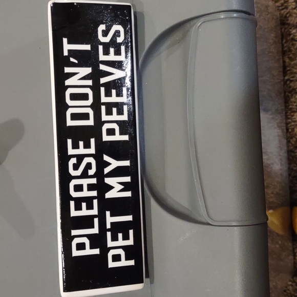 Ceramic desk sign - Picture 1 of 3